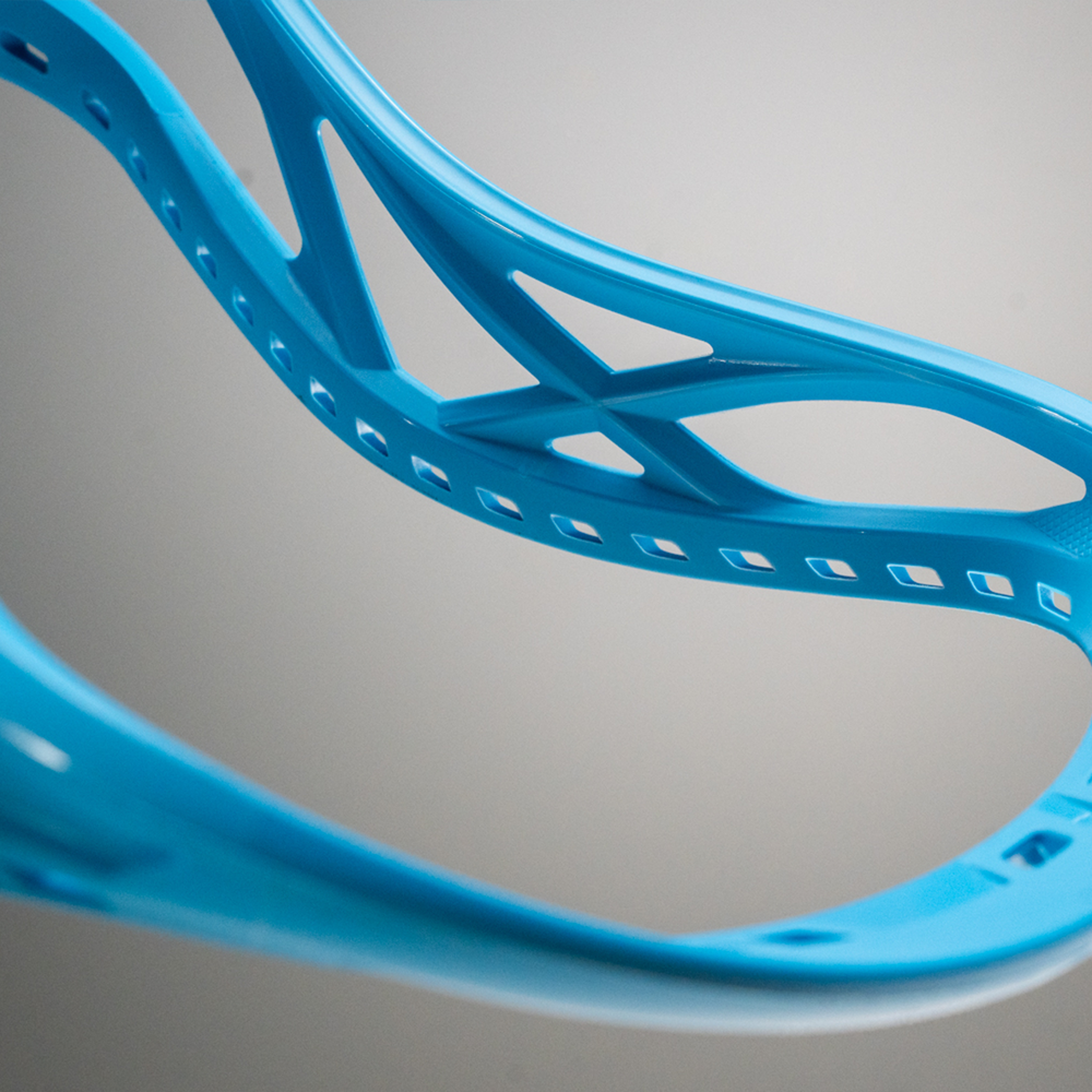 ECD Delta Unstrung Lacrosse Head - Blue