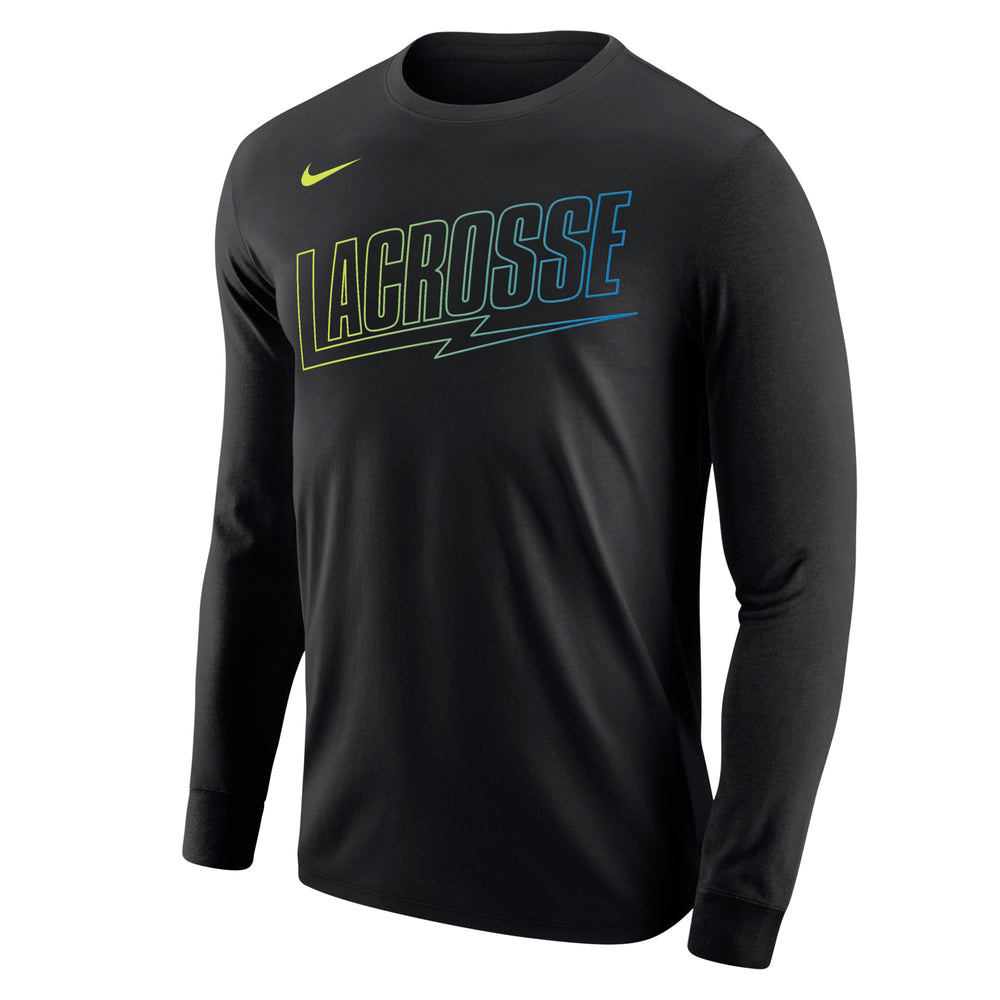 Nike Adult Black Lacrosse Long Sleeve 