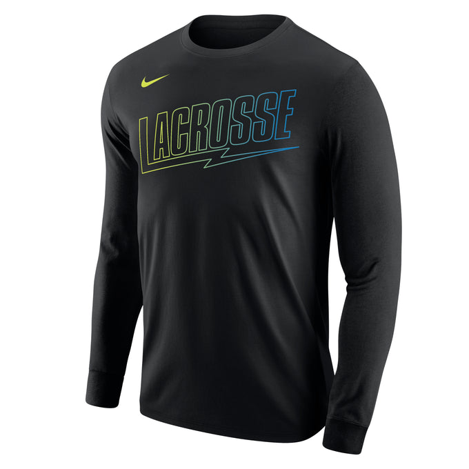 Nike Adult Black Lacrosse Long Sleeve 