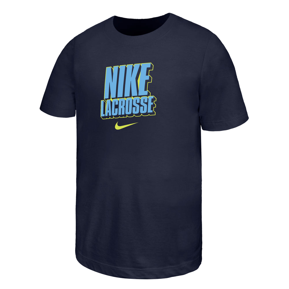 Nike Youth Navy Lacrosse Tee