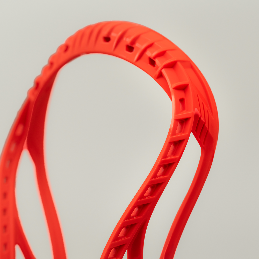 Warrior Evo V Men's Unstrung Lacrosse Head- Red