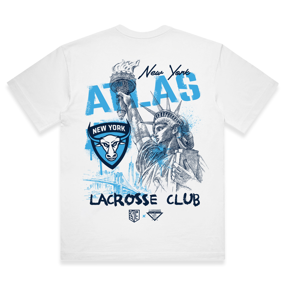 New York Atlas Adult Lacrosse Tee