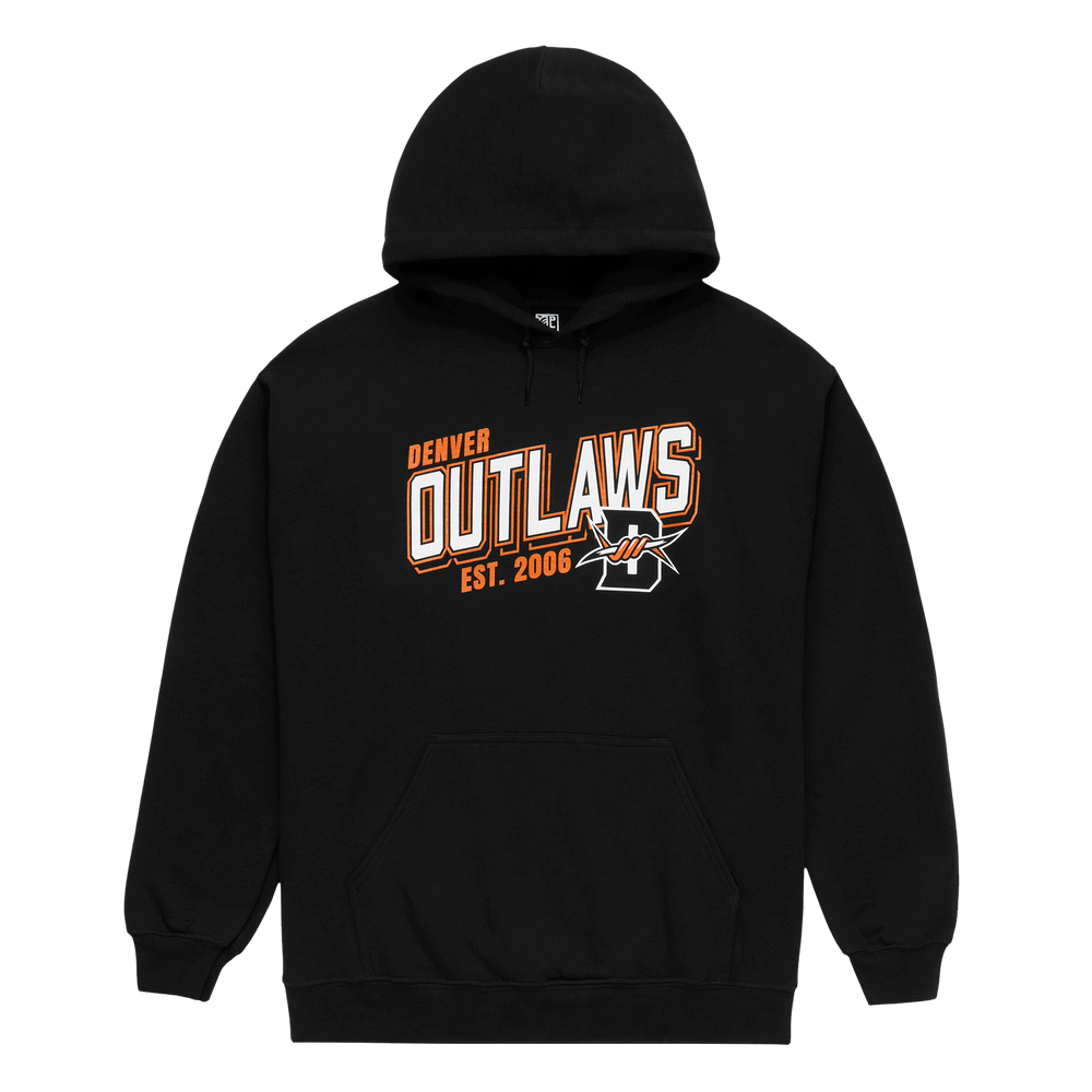 Denver Outlaws Adult Lacrosse Hoodie