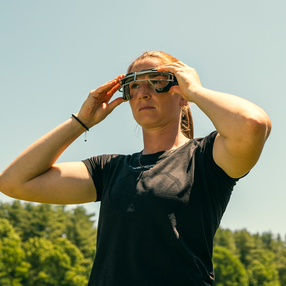 Maverik Era Mini Women's Lacrosse Goggles - Black