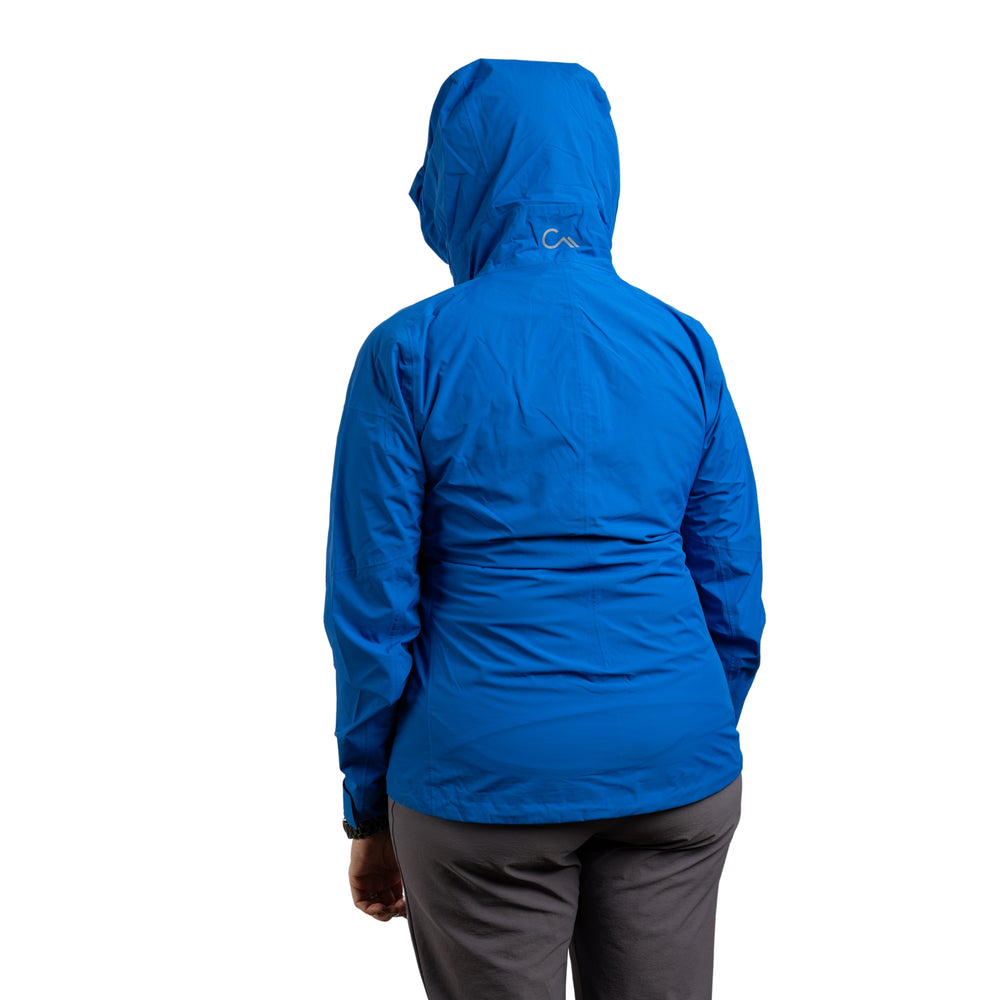 Constant Mountain Women's Infinity Pocket Sideline Rain Jacket- Blue