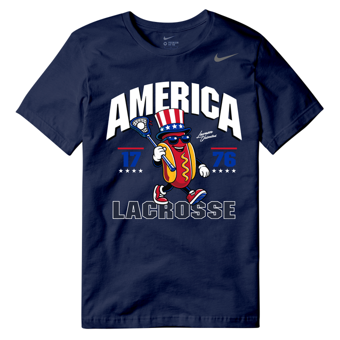 Nike America Hot Dog Youth Lacrosse Tee