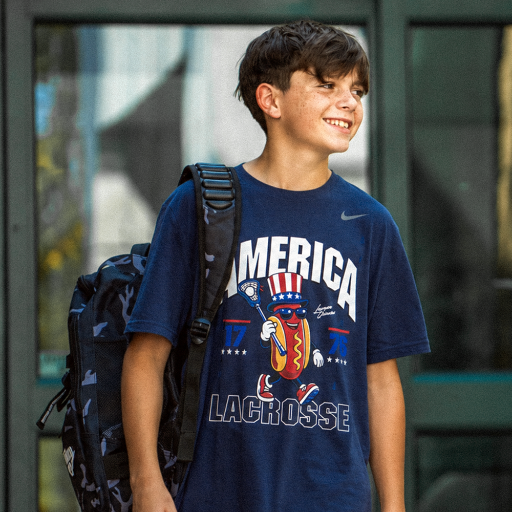 Nike America Hot Dog Youth Lacrosse Tee