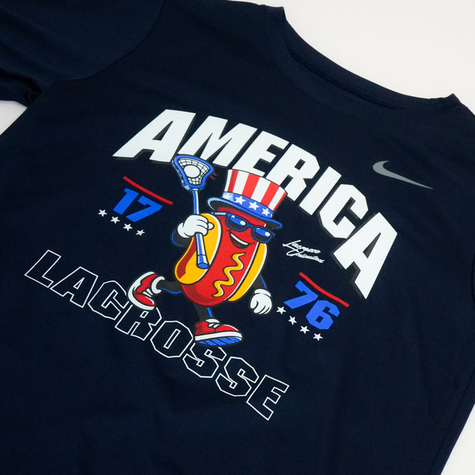 Nike America Hot Dog Youth Lacrosse Tee