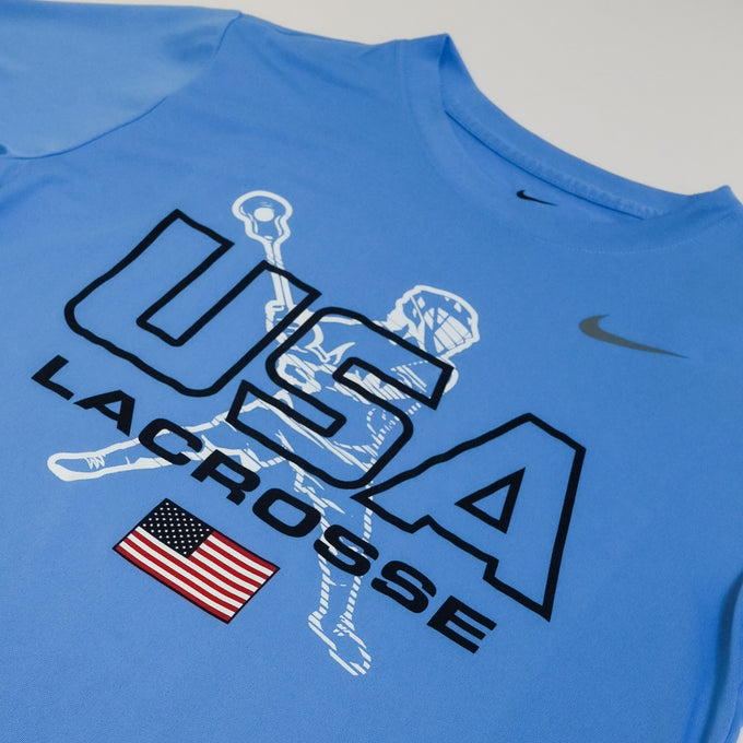 Nike USA Carolina Youth Lacrosse Tee