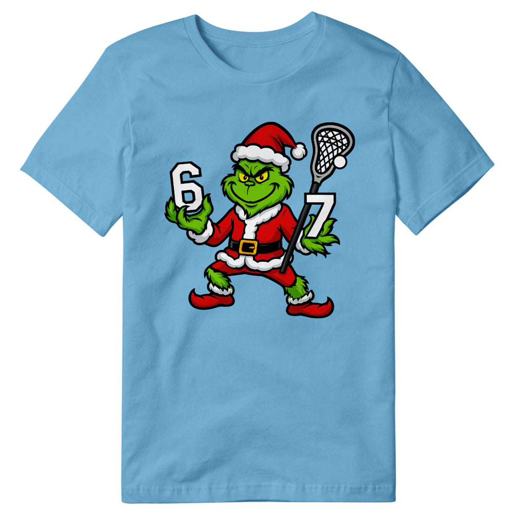 Grinchmas Six Seven Carolina Lacrosse Tee 