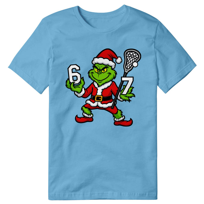 Grinchmas Six Seven Carolina Lacrosse Tee 
