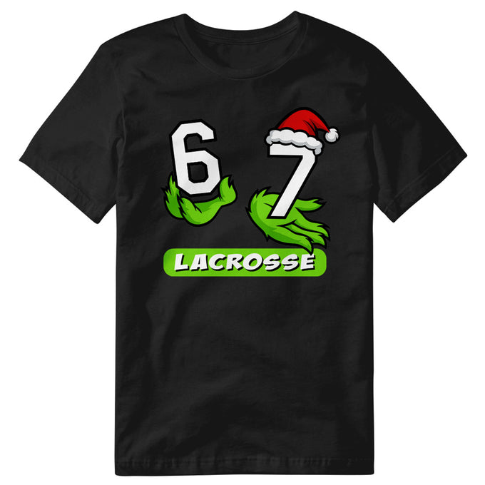 Grinchmas Six Seven Lacrosse Tee
