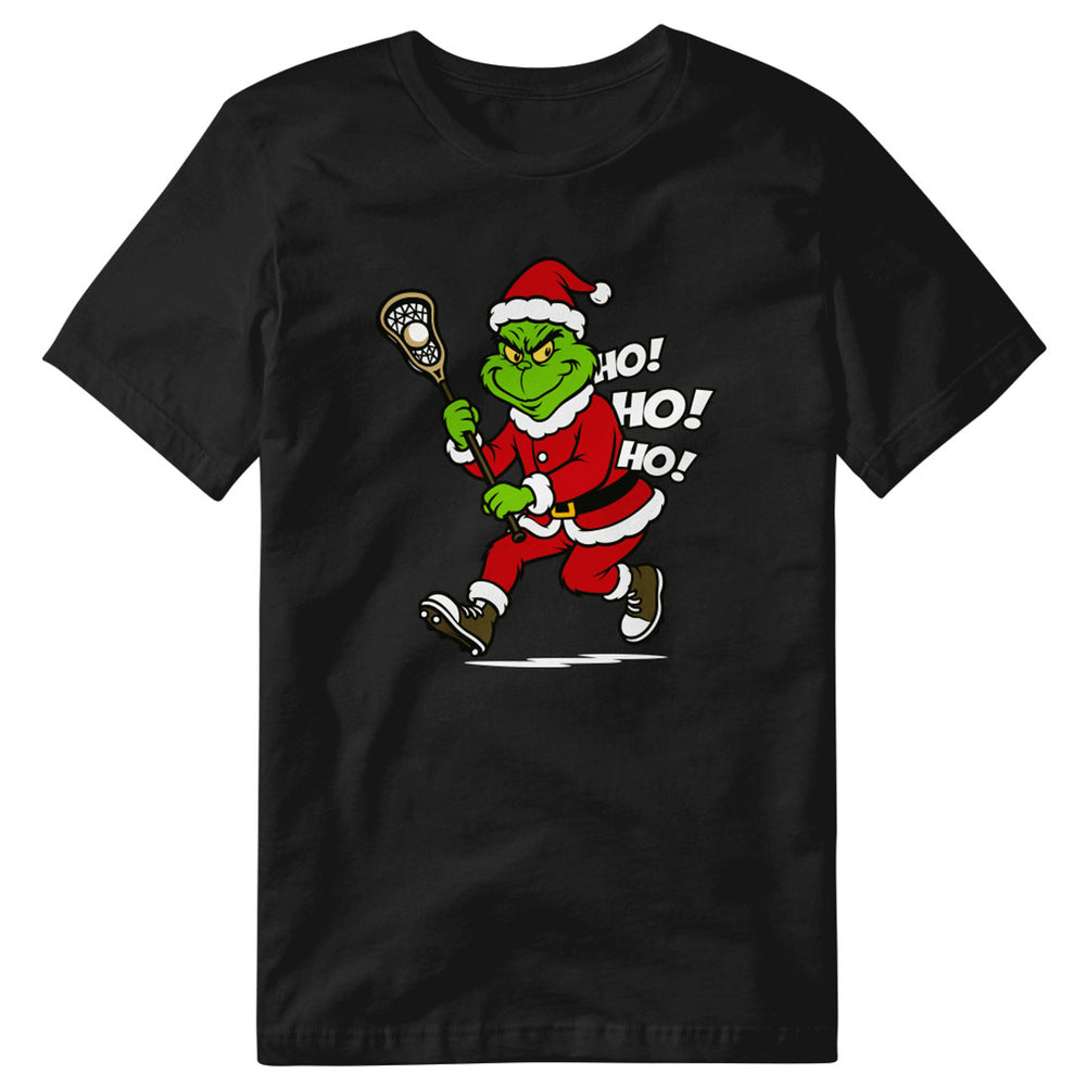 Gricnhmas Lacrosse Tee- Black
