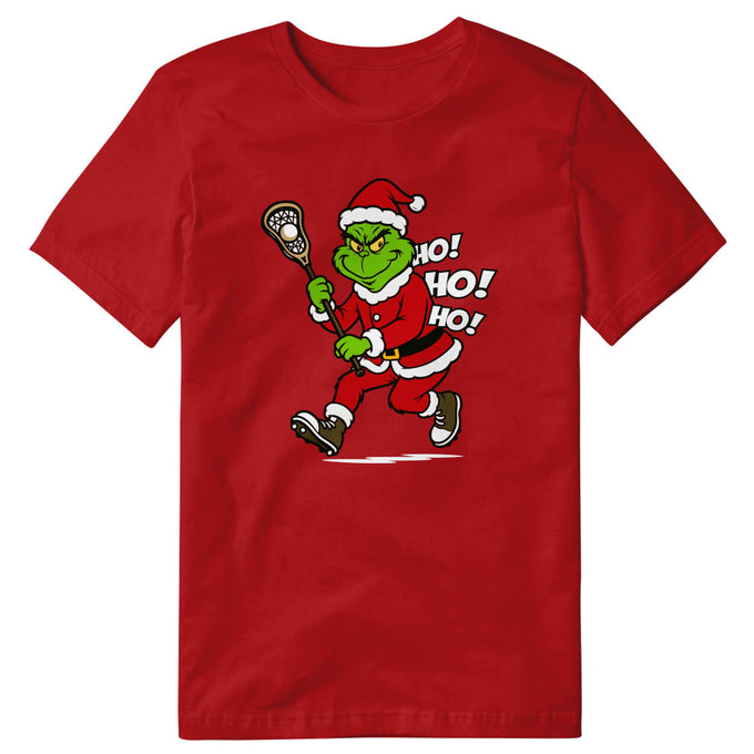 Gricnhmas Lacrosse Tee- Red