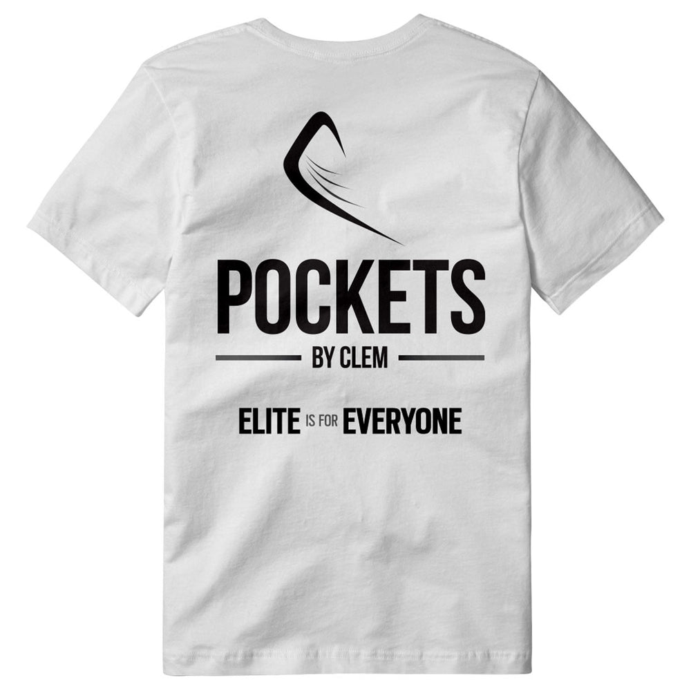 Pockets By Clem White Tee 