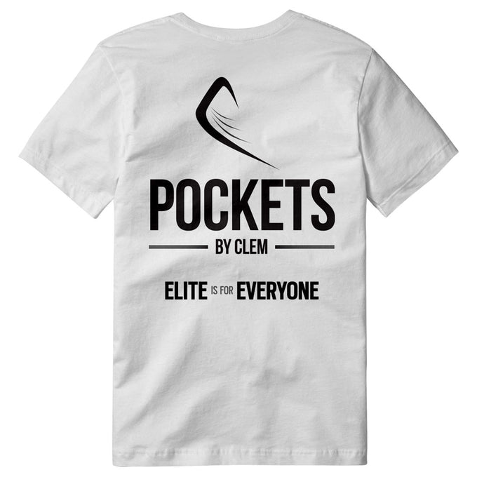 Pockets By Clem White Tee 