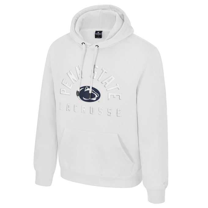 Adult White Penn State Lacrosse Hoodie