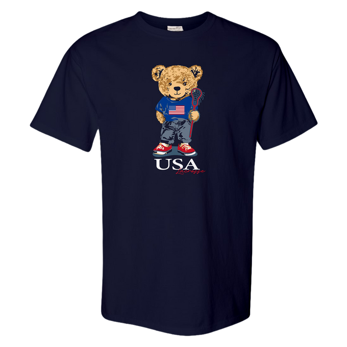 Champion USA Bear Lacrosse Tee 