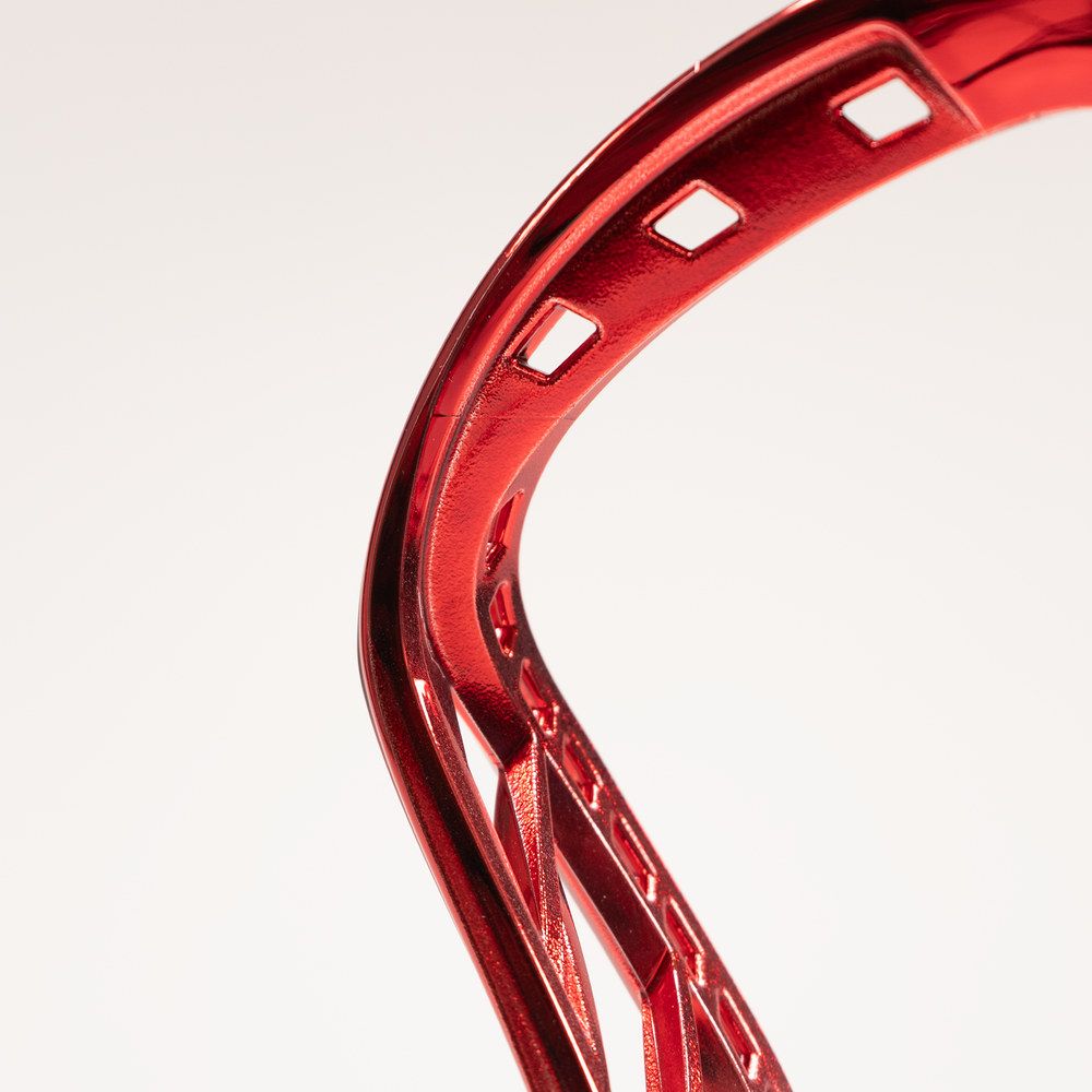Maverik Havok 2.0 Men's Chrome Fade Unstrung Lacrosse Head- Red