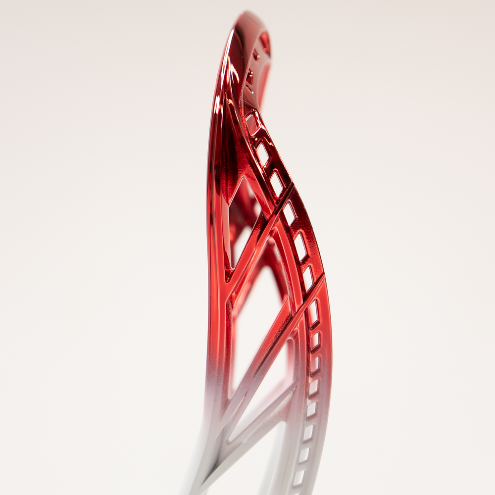 Maverik Havok 2.0 Men's Chrome Fade Unstrung Lacrosse Head- Red