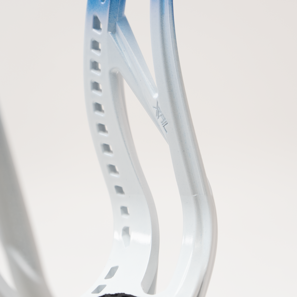 Maverik Optik Force Chrome Fade Men's Unstrung Lacrosse Head- Royal