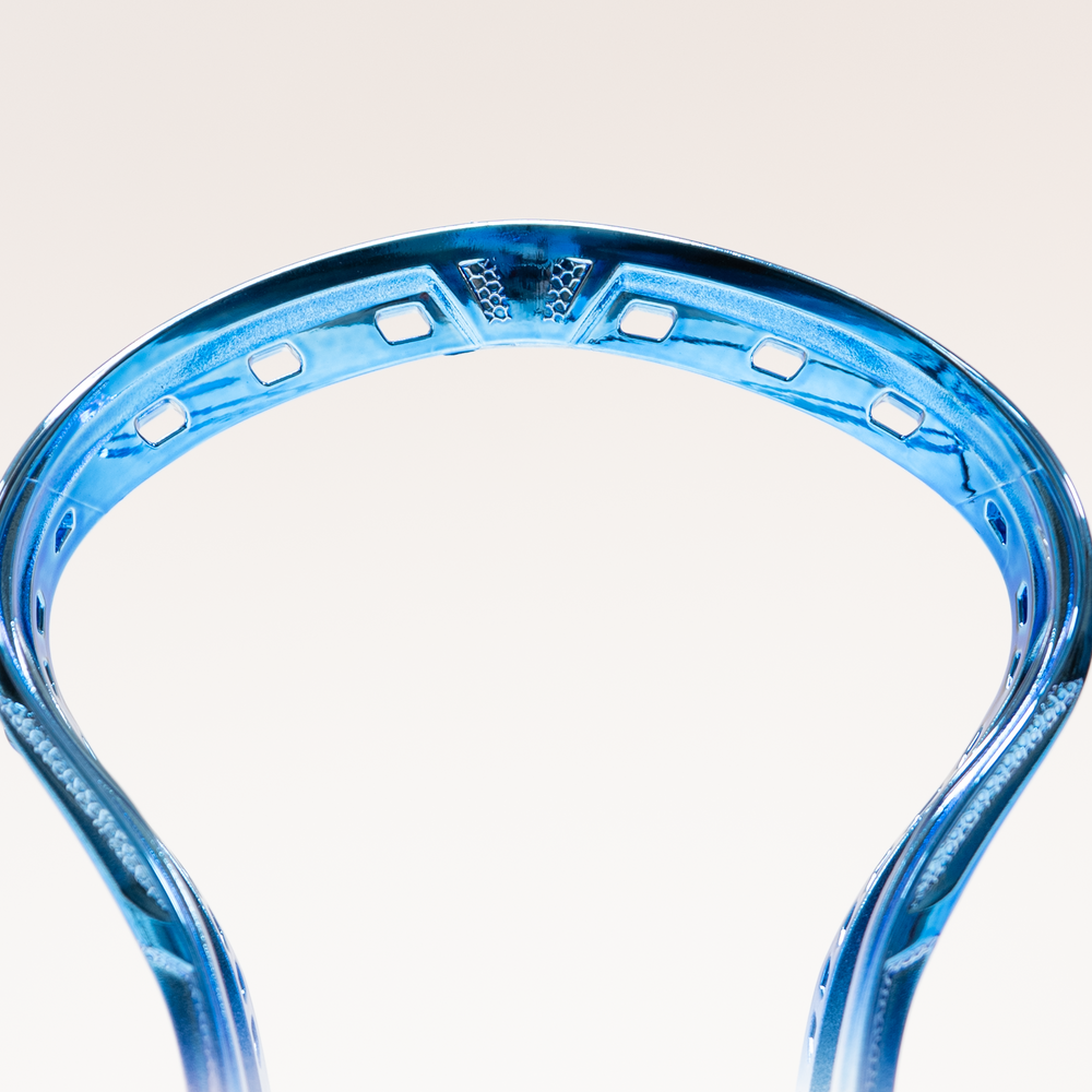 Maverik Optik Force Chrome Fade Men's Unstrung Lacrosse Head- Royal