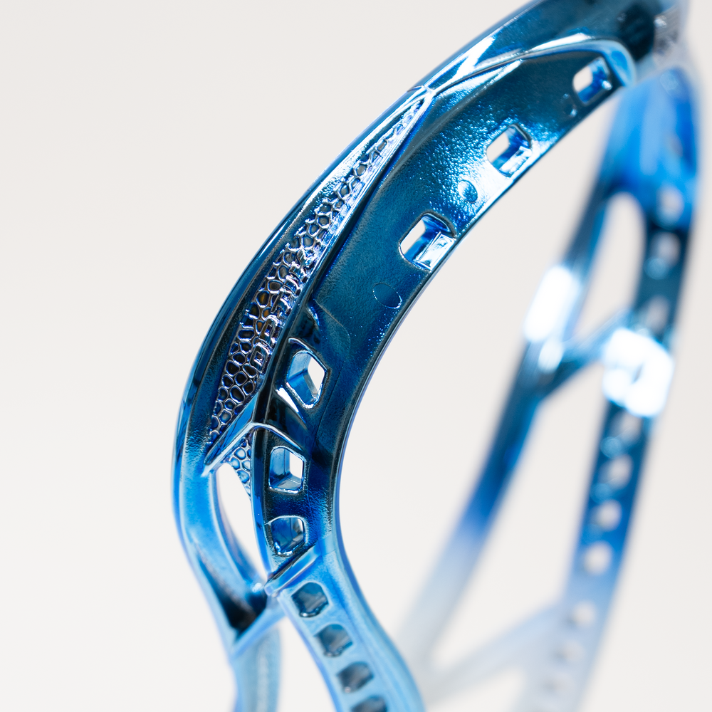 Maverik Optik Force Chrome Fade Men's Unstrung Lacrosse Head- Royal