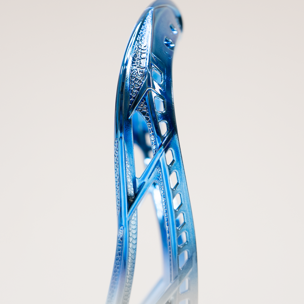 Maverik Optik Force Chrome Fade Men's Unstrung Lacrosse Head- Royal