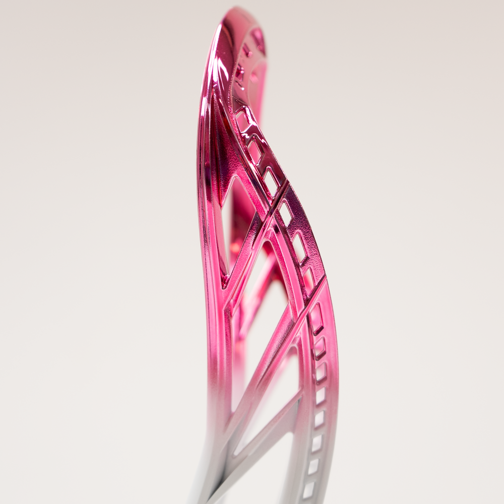 Maverik Optik Force Chrome Fade Men's Unstrung Lacrosse Head- Pink