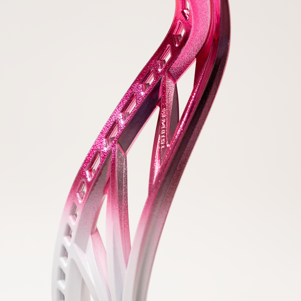Maverik Optik Force Chrome Fade Men's Unstrung Lacrosse Head- Pink