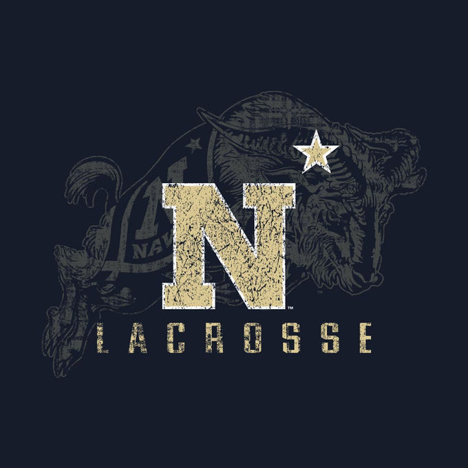 Youth Navy Lacrosse Hoodie