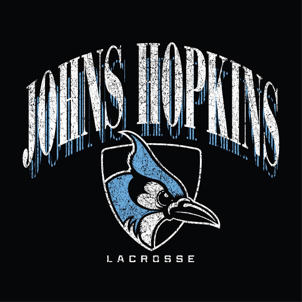 Adult Johns Hopkins Lacrosse Tee