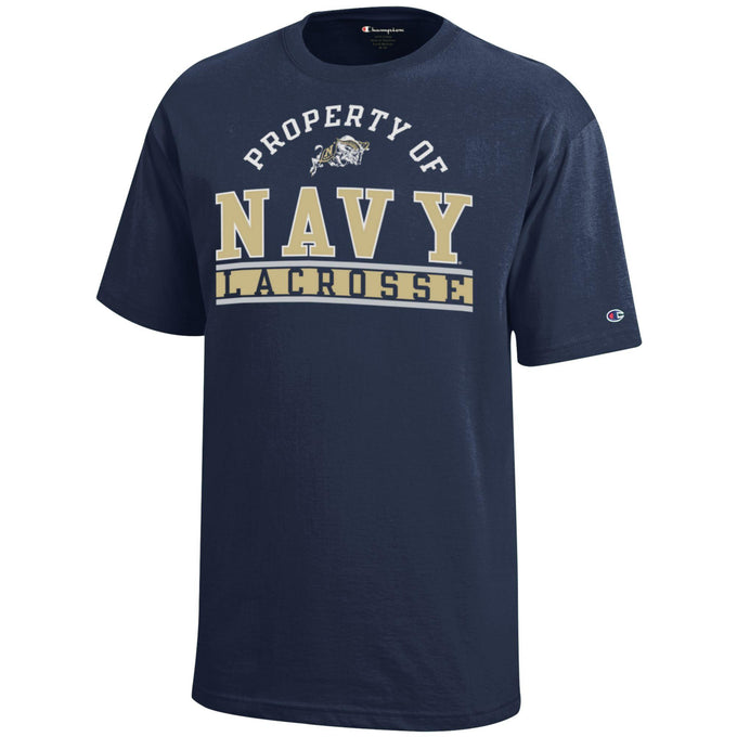 Youth Navy Lacrosse Tee