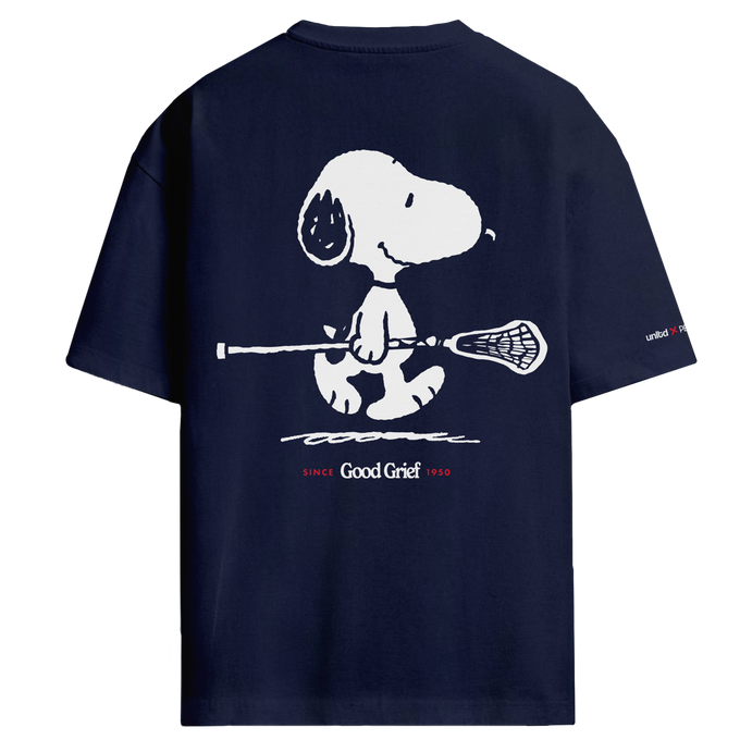 Peanuts Good Grief Adult Lacrosse Tee