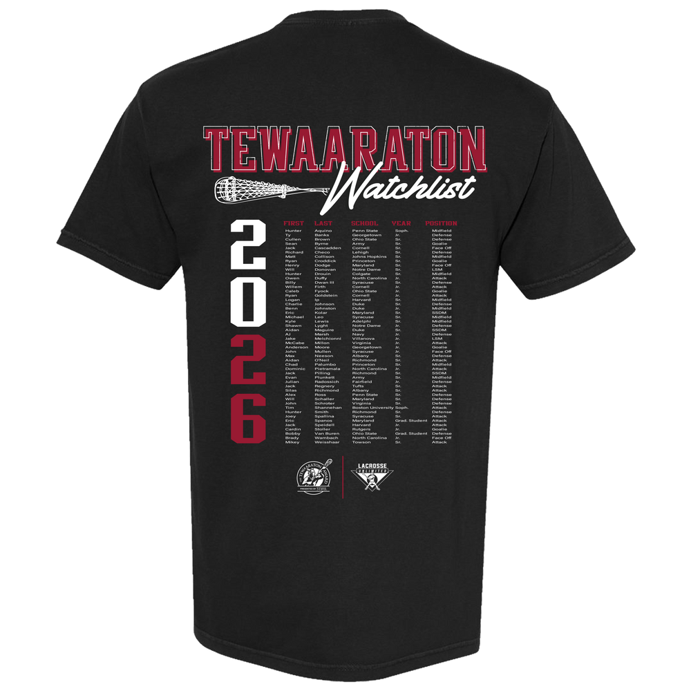 Tewaaraton Watchlist Tee