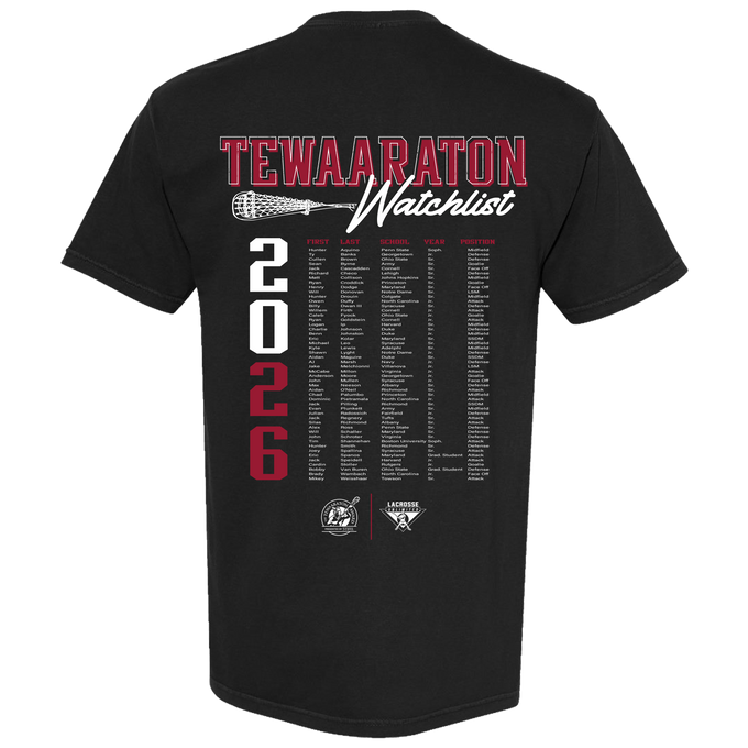 Tewaaraton Watchlist Tee
