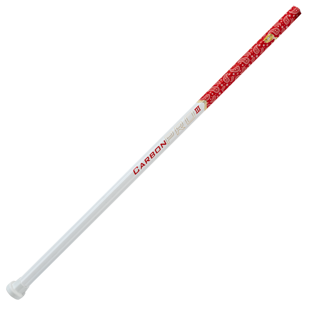 Carbon Pro 3 Attack Red Bandana Lacrosse Shaft