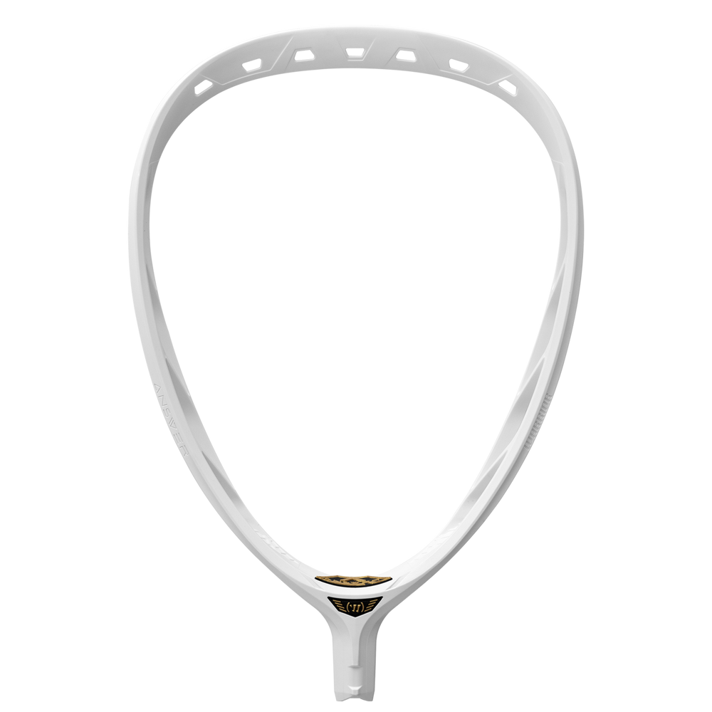 Warrior Answer Unstrung Goalie Lacrosse Head- White