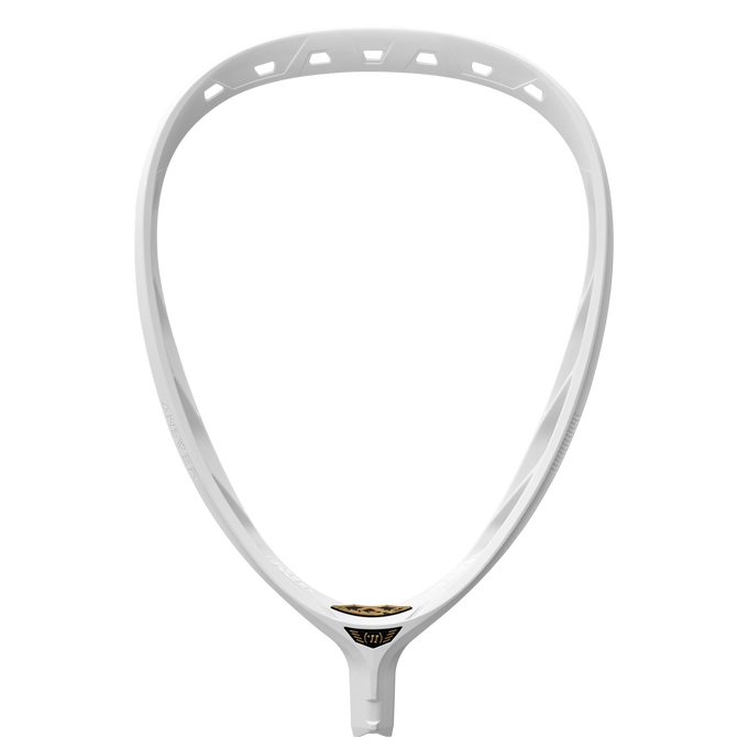 Warrior Answer Unstrung Goalie Lacrosse Head- White