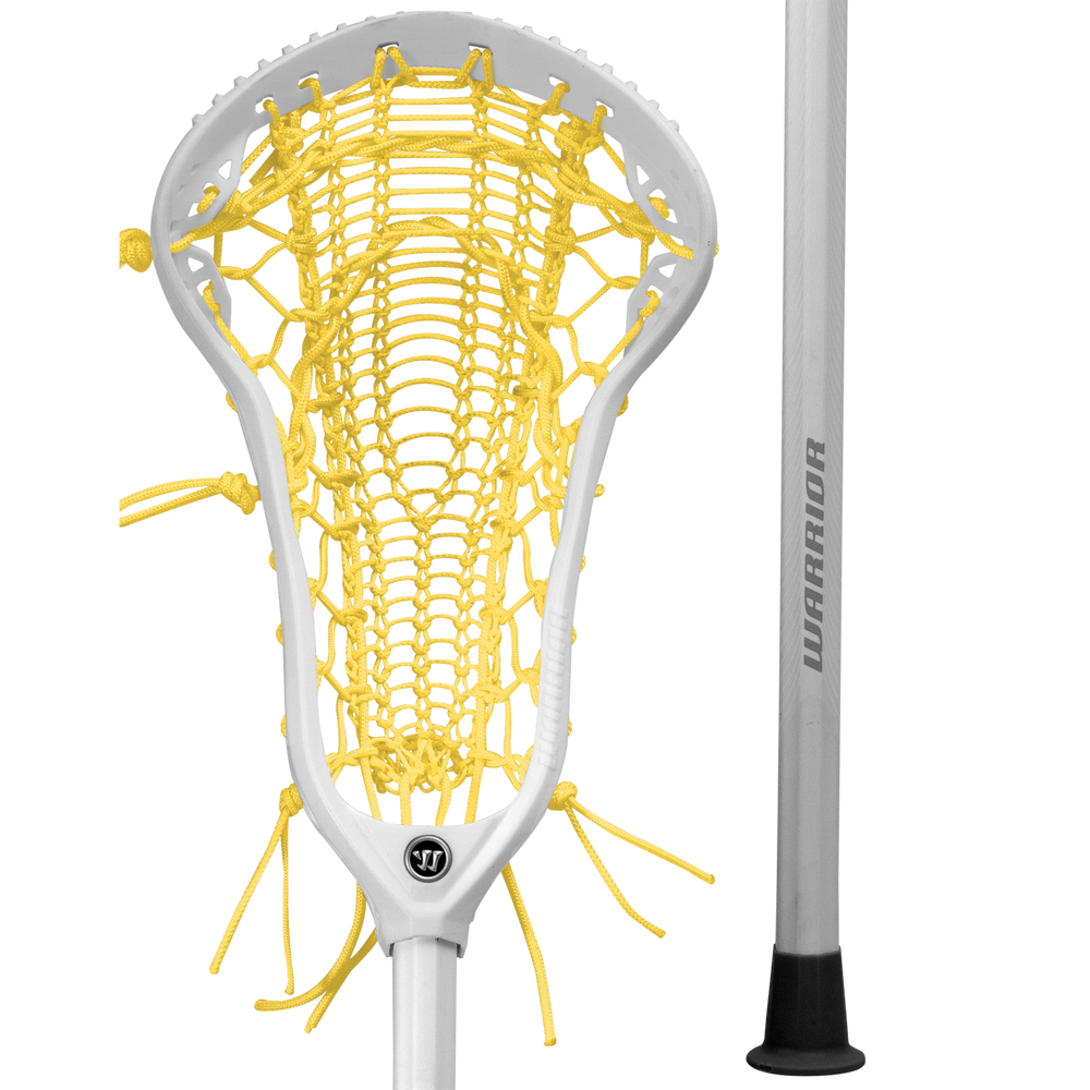Warrior Anthem Pro Valkyrie White/Yellow Women's Complete Lacrosse Stick