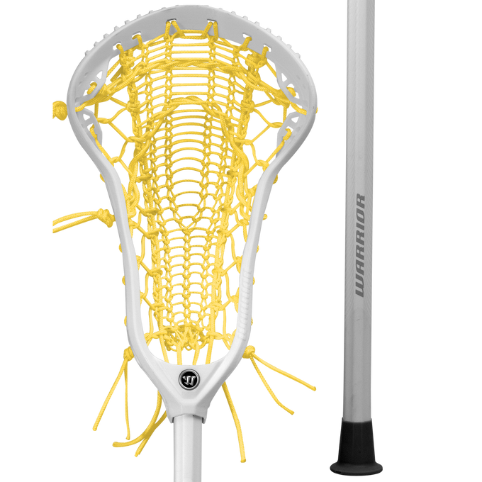 Warrior Anthem Pro Valkyrie White/Yellow Women's Complete Lacrosse Stick