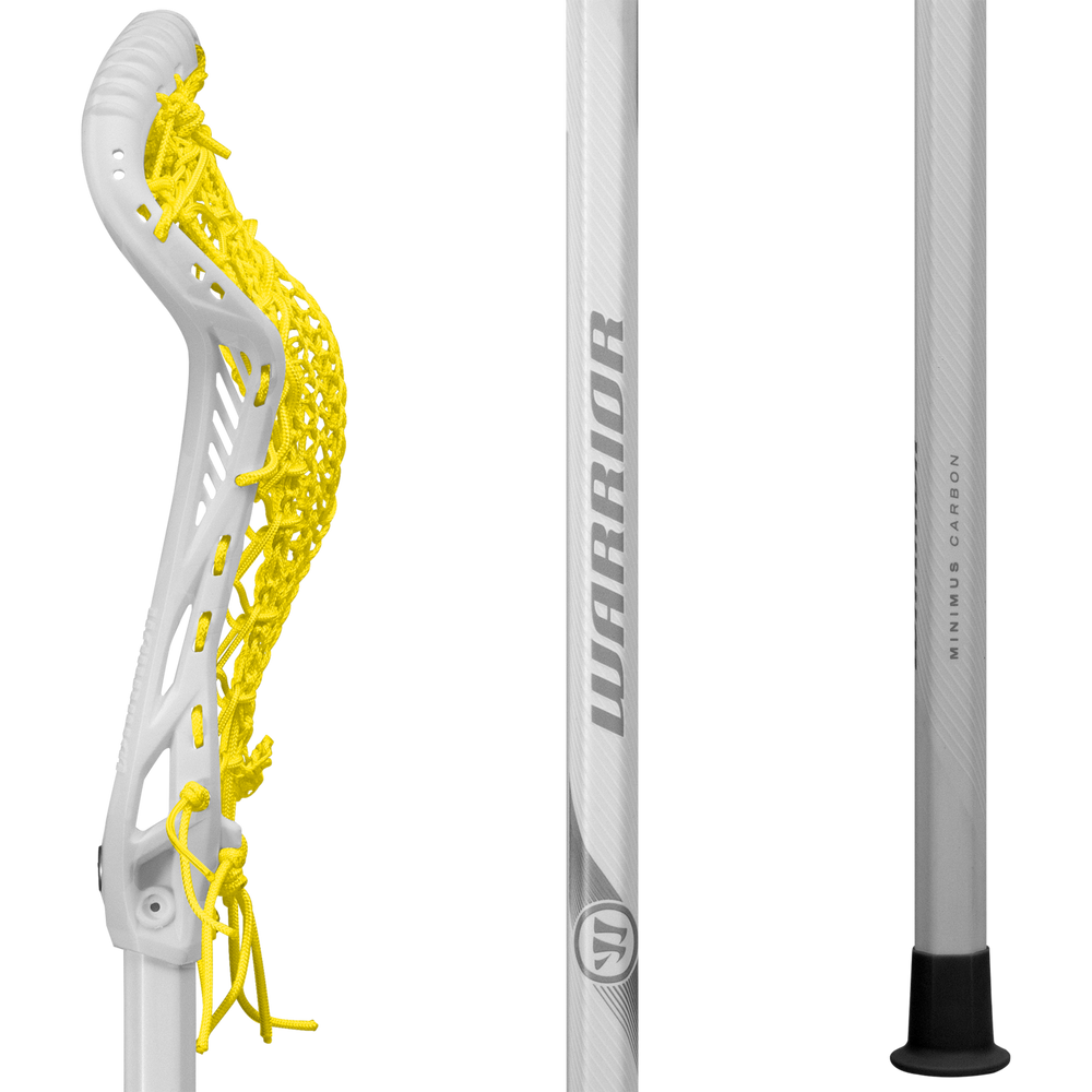 Warrior Anthem Pro Valkyrie White/Yellow Women's Complete Lacrosse Stick