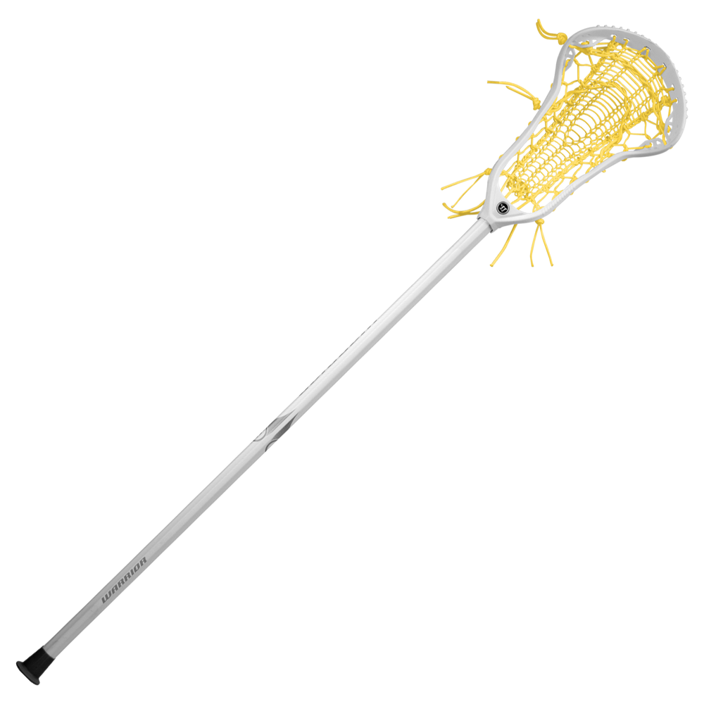 Warrior Anthem Pro Valkyrie White/Yellow Women's Complete Lacrosse Stick