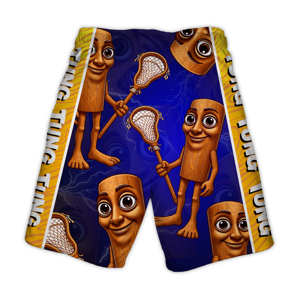 Tung Tung Tung Lacrosse Shorts 