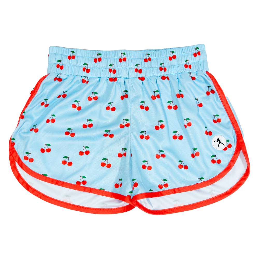 Slay Girl Cherries Girl's Lacrosse Shorts