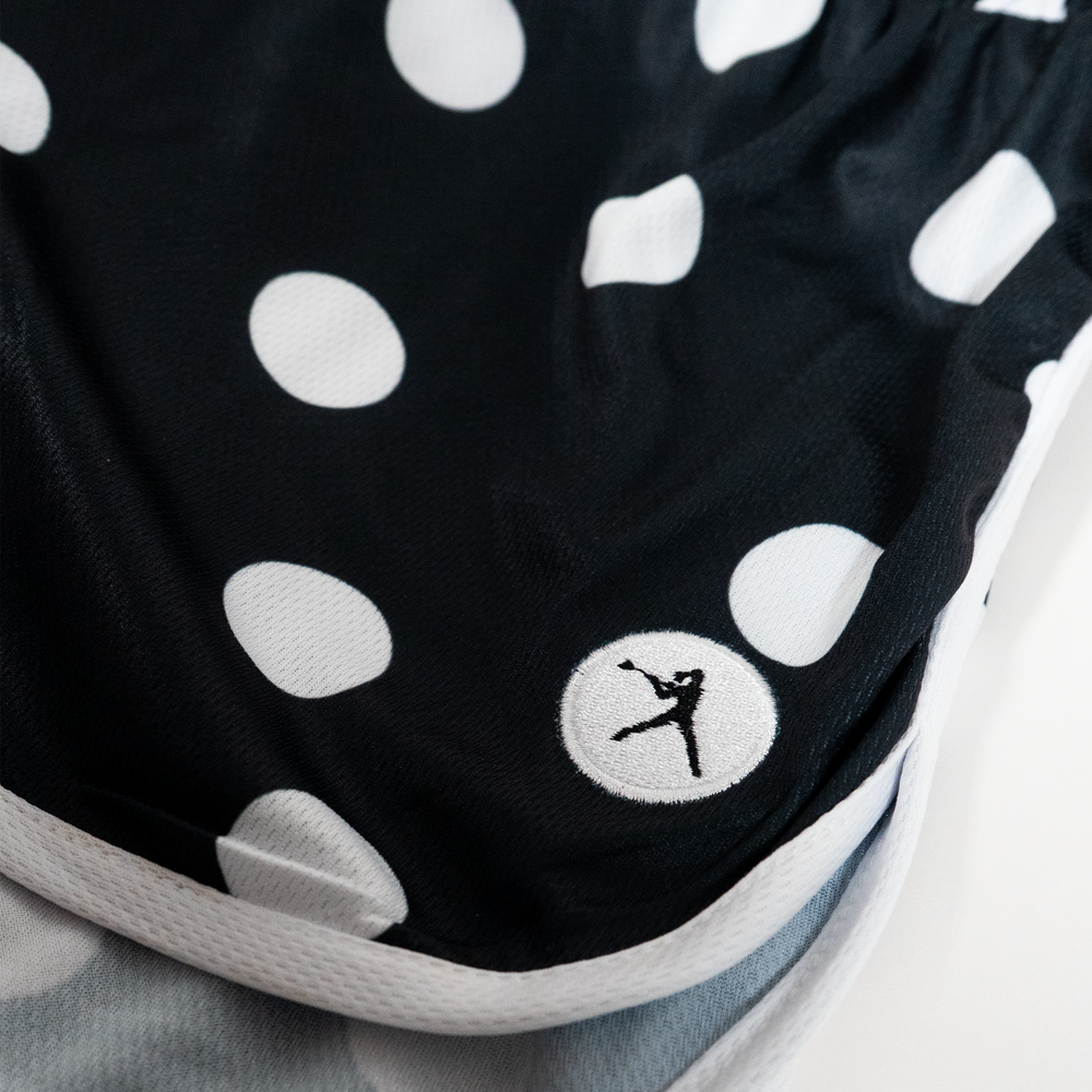 Slay Girl Polka Dots Girl's Lacrosse Shorts 