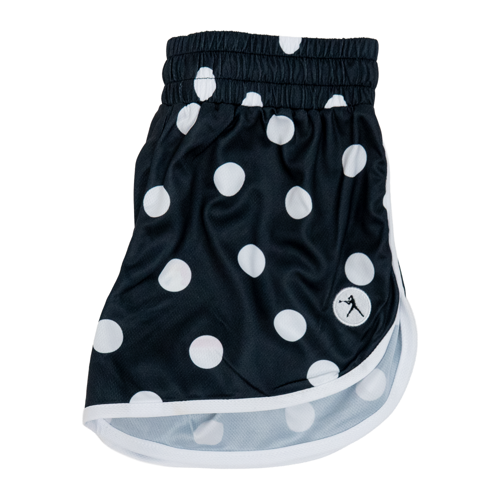 Slay Girl Polka Dots Girl's Lacrosse Shorts 