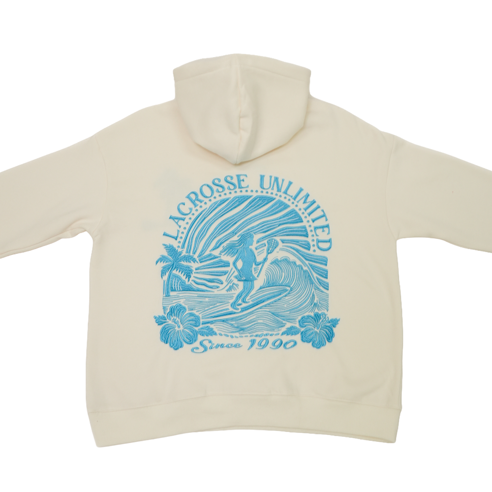 Women's Blue & Island Tides Lacrosse Hoodie- Blue Tides
