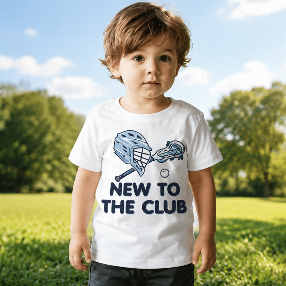 New To The Club Lacrosse Toddler Tee