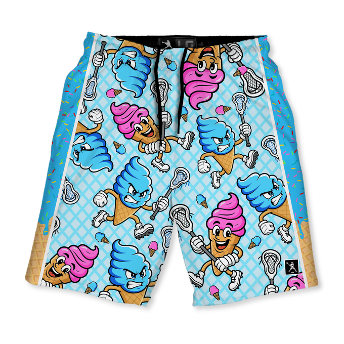 Soft Serve Snipers Lacrosse Shorts 